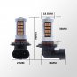 92SMD 9005 9145 HB3 Amber LED Fog Light Bulb for Dodge Ram 1500 2500 3500 09-17