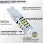 2X 92-SMD 7443 7440 LED Ice Blue Daytime Running Light Backup Reverse Lamp Bulbs