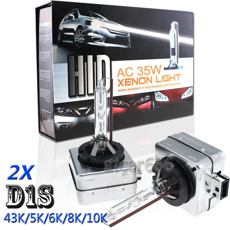 35W D1S Xenon HID Headlight High Low Beam Light Bulbs For Buick 43K 5K 6K 8K 10K