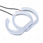 4Pcs 120mm+128mm For BMW F30 Crystal Angel Eye Halo Ring light Headlight White