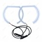 4Pcs 120mm+128mm For BMW F30 Crystal Angel Eye Halo Ring light Headlight White