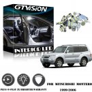 12x White LED Light Interior Package Kit For Mitsubishi Montero V60 Pajero 99-06