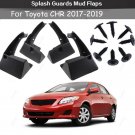 4Pcs Set Mud Flaps Splash Guards Mudguards Kit Fit For Toyota C-HR CHR 2017-2019