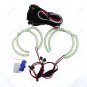 4Pcs SMD White 6000K LED Angel Eye Halo Ring Kit For BMW F30 3 Series 120+106mm