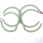 4Pcs SMD White 6000K LED Angel Eye Halo Ring Kit For BMW F30 3 Series 120+106mm