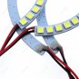 4Pcs SMD White 6000K LED Angel Eye Halo Ring Kit For BMW F30 3 Series 120+106mm