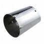 2Pcs Chrome Stainless Steel Rear Exhaust Tail Muffler Pipe For VW CC 08-13 73mm