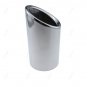 2Pcs Chrome Stainless Steel Rear Exhaust Tail Muffler Pipe For VW CC 08-13 73mm