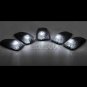 Smoke Cover Lens Roof Cab Marker Running Light For Chevy GMC C/K1500 2500 3500