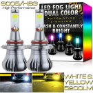 9140 H10 Dual Color w/ Flash Mode LED Fog Light Bulb for GMC Sierra 1500 2500 HD