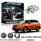 9x Super Bright White LED 6000K Lights Interior Package Kit for Subaru Forester