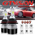 2X COB 9007 HB5 Led Headlight Bulb kit 1320W 198000LM High Low Beam 6000K white