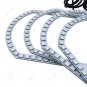 RGB LED SMD Angel Eyes Halo Ring Demon Devil DRL For GMC Sierra Truck 2007-2014