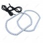 RGB LED SMD Angel Eyes Halo Ring Demon Devil DRL For GMC Sierra Truck 2007-2014