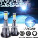 NEW 880 899 COB LED Foglight Bulbs Kit DRL Light Super Bright Flash 8K Ice Blue