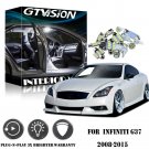 17pcs Lights SMD LED Interior Package Reverse Kit For Infiniti G37 Q60 2008-2015