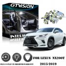 8Pcs Bright White LED Light Interior Package Kit For 2015-Up Lexus NX300h NX200t
