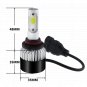 2 Pair 9005 + H11 Combo 2640W 396000LM LED Headlight Kit Light Bulbs 6000K White