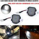 2x No Error LED Side Rearview Mirror Puddle Light Fit Jeep Grand Cherokee 14-16