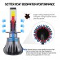 H1 LED Fog Driving Light Bulb 3K Yellow + 8K Ice Blue Dual Color w/ Strobe Mode