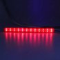 2x Red Lens Rear Bumper Reflector LED Tail Stop Brake Light For 09-14 Acura TSX