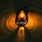 5pcs Universal Teardrop Style Smoke Cover Amber Cab Roof Marker Light for Truck