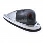 5pcs Universal Teardrop Style Smoke Cover Amber Cab Roof Marker Light for Truck