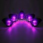 5x Smoke Cab Roof Marker Light Kit Pink LED X5 for 99-16 Ford Super Duty Pickup
