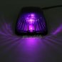 5pc Cab Marker Light Smoke Cover Lens + Pink LED + Base for GMC Chevy C1500-3500