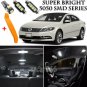 16x Canbus White Interior LED Lights Kit + TOOL For 2009 - 2015 Volkswagen VW CC