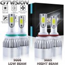 9006 9005 Hi/Lo Beam LED Headlight For Honda Accord 90-12 Civic 04-15 HID White