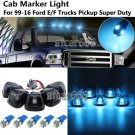 Smoke Cab Roof Running Marker Light Ice Blue LED For Ford F-250 F-350 Super Duty
