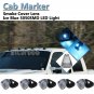 Smoke Cab Roof Running Marker Light Ice Blue LED For Ford F-250 F-350 Super Duty