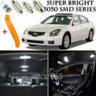 16 x Xenon White Interior LED Lights Kit + TOOL For 2004 - 2008 Nissan Maxima