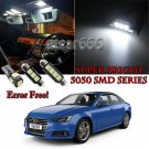 18 Premium White Bulb For Audi A4 B8 S4 Avant LED Interior Lights Kit Error Free