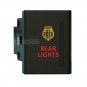 Amber + Red LED ON-OFF Push Switch REAR LIGHTS For Volkswagen Amarok Right Side