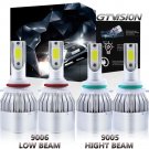 9005 HB3 + 9006 HB4 Combo Kit LED Headlight Hi/Lo Beam Bulb Light 2600W 390000LM
