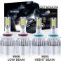 9005 HB3 + 9006 HB4 Combo Kit LED Headlight Hi/Lo Beam Bulb Light 2600W 390000LM