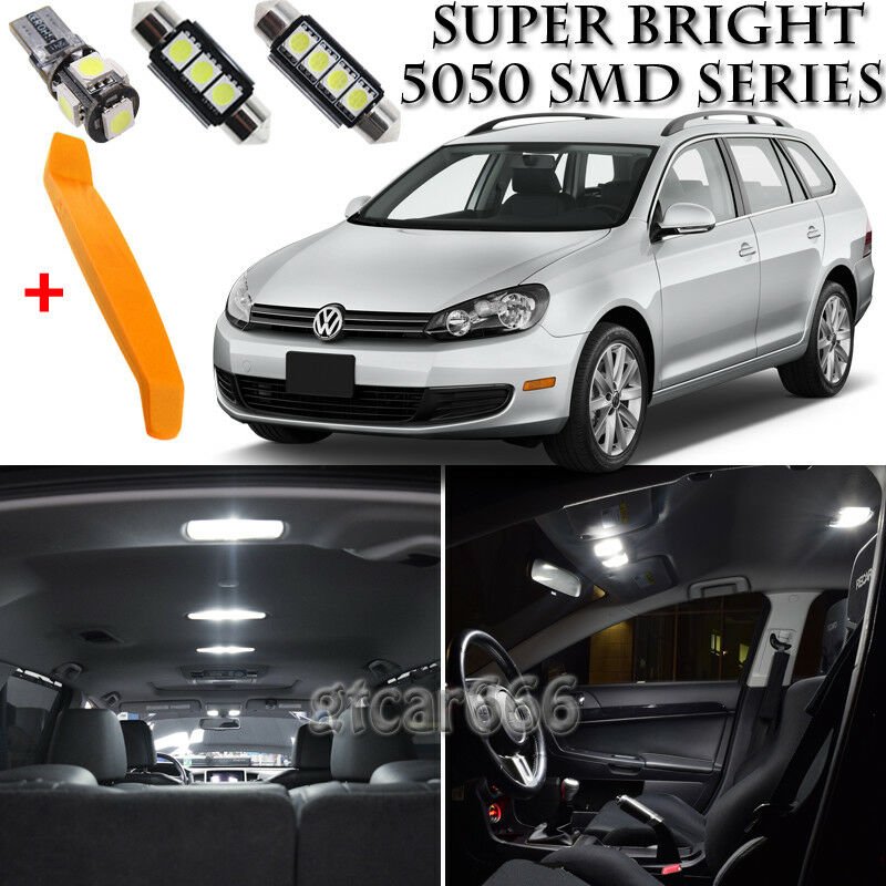 22x Canbus White Interior LED Lights Kit +TOOL For 2005-2010 Volkswagen VW Jetta
