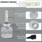 2X 9005 HB3 H10 9145 Xenon HID Headlight 55W 6000K White Bulbs ALL IN ONE DESIGN