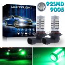 2x 92-4014-SMD 9005 HB3 Car LED Bulb Fog Light Lamp Green Daytime Running Lights