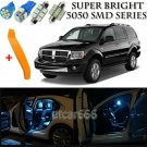 19 x Ice Blue Interior LED Lights Kit + TOOL For 2004 - 2009 Dodge Durango