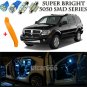 19 x Ice Blue Interior LED Lights Kit + TOOL For 2004 - 2009 Dodge Durango