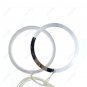 2x131mm + 2x105mm For BMW E83 X3 Angel Eyes CCFL Halo Ring Light Bulb White 6K