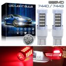 2x Red 92SMD High Power LED Replacement Bulbs For Honda Civic Tail Brake Light