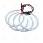 4Pcs 131MM White SMD Halo Ring Light LED Angel Eyes For BMW E36 E38 E39 E46 12V