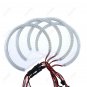 4Pcs 131MM White SMD Halo Ring Light LED Angel Eyes For BMW E36 E38 E39 E46 12V