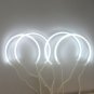 4Pcs 146MM White CCFL Halo Ring Light LED Angel Eyes For BMW E36 E38 E39 E46 12V