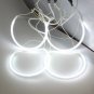 4Pcs 146MM White CCFL Halo Ring Light LED Angel Eyes For BMW E36 E38 E39 E46 12V