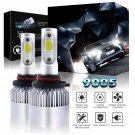 High Power 1400W H10 9140 9145 LED Headlight Bulbs 6000K HID White Low Beam Kit